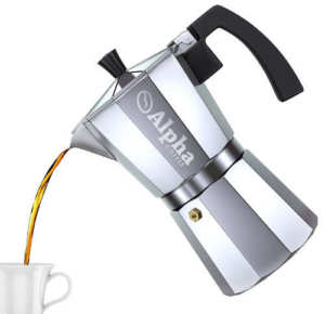 Alpha Coffee 6-cup Stovetop Espresso Maker