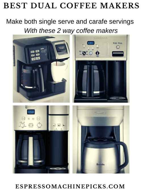 Best Dual Coffee Makers [4th 2way model NOT to be MISSED]