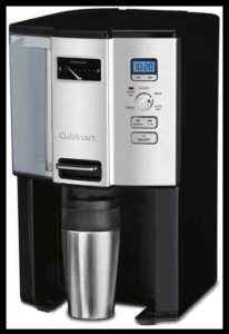 Cuisinart Coffee Maker on demand - Removable drip tray to fit large coffee tumbler