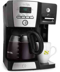 Mr. Coffee BVMC-DMX85-RB Versatile Brew 12-Cup Programmable Coffee Maker with 16 ounces Hot Water Dispenser