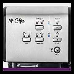 Mr. Coffee One-Touch CoffeeHouse has a one-touch intuitive control panel that is easy to use.