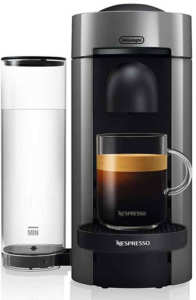 Nespresso VertuoPlus Coffee and Espresso Maker by De'Longhi, Grey - best espresso and coffee maker combo.