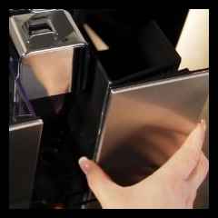 Gaggia Brera Super Automatic Espresso Machine front loading coffee dreg drawer