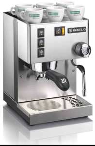 Rancilio Silvia Espresso Machine with Iron Frame and Stainless Steel Side Panels