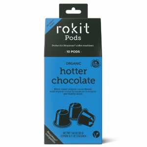 Rokit Pods Organic Hotter Hot Chocolate Instant Drink