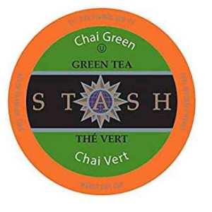 Stash Tea Chai Green Single-Cup Tea for Keurig K-Cup Brewers - uses organic ingredients