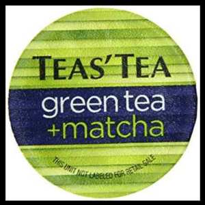 Teas' Tea Green Tea Plus Matcha Single Serve Cups