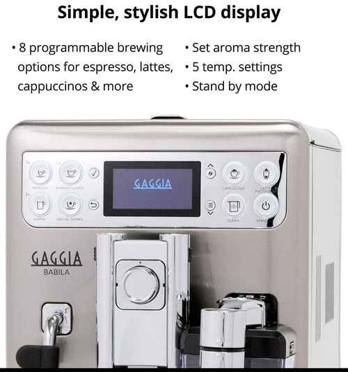 Gaggia Babila Superautomatic Espresso Machine Review [4 KEY Benefits!]