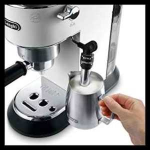 adjustable milk frother to customize foam and steam amount
