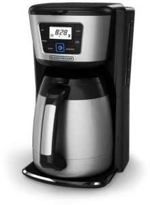 Black and Decker programmable coffee maker with timer