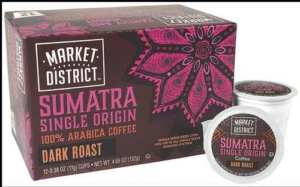 Market District Sumatra Dark Roast K Cup Coffee Pods