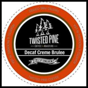 Twisted Pine Coffee Flavored Decaf K Cup Coffee