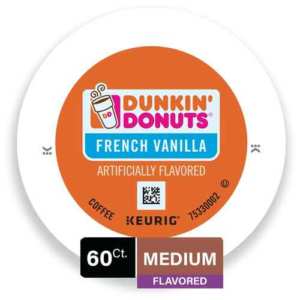 Dunkin' Donuts Medium Flavored French Vanilla Coffee K Cups