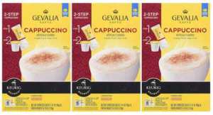 Gevalia Cappuccino K-Cup Pods with Froth Packet
