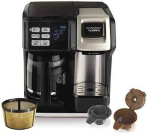 Hamilton Beach FlexBrew Single Serve & Full Pot Coffee Maker with K-Cup option