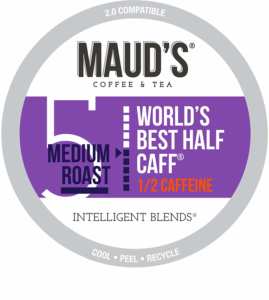 Maud's Half Caffeine K Cups Coffee