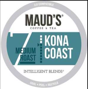 Maud's Kona Coffee Blend K Cups