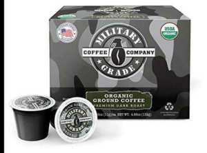 Military Grade USDA Organic Premium Dark Roast Coffee