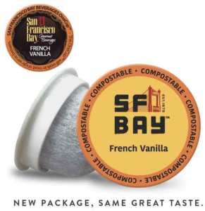 SF Bay Coffee French Vanilla Compostable K Cup