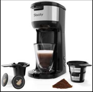 Sboly Single Cup Coffee Maker with K Cup compatibility