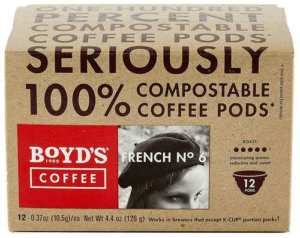 Boyd's French No. 6 100% compostable K cups