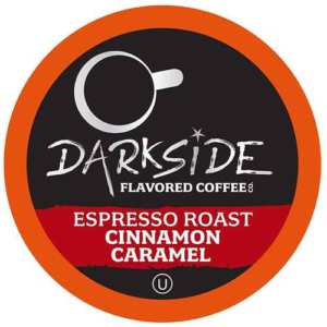Darkside Flavored Coffee, Cinnamon Caramel for Keurig K Cup