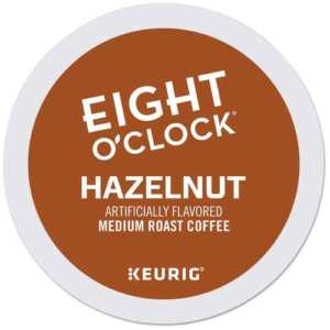 Eight O'Clock Coffee Hazelnut, Single-Serve Coffee K-Cup Pods, Medium Roast