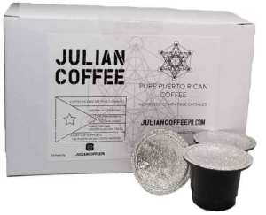 Julian Coffee - Single Origin, Shade Grown Specialty Puerto Rican Nespresso Alternative Pods
