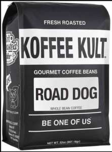 Koffee Kult Dark Roast Whole Bean Colombian Coffee