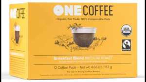OneCoffee Organic Breakfast Blend 100% Compost K Cups