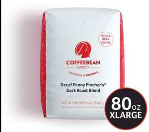 Penny Pincher’s Decaf Dark Roast Blend Whole Bean Coffee