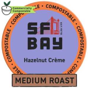 SF Bay Coffee Hazelnut Crème Medium Roast Coffee Pods