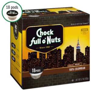 Chock Full Of Nuts K Cup Columbian K Cup Coffee