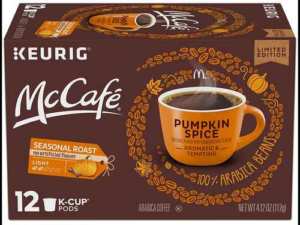 McCafe Pumpkin Spice K Cup Coffee Pods