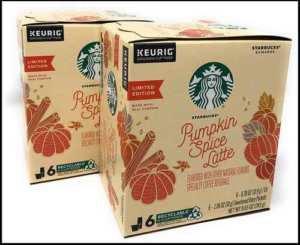 Starbucks Pumpkin Spice Latte K Cups