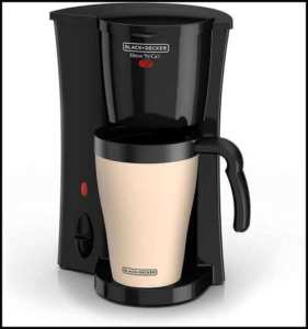 BLACK+DECKER Brew 'n Go Personal Coffeemaker with Travel Mug