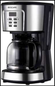 BOSCARE programmable coffee maker,2-12 Cup Drip Coffee maker