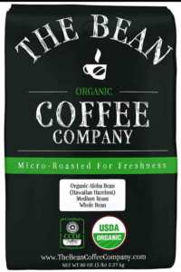 The Bean Coffee Company Organic Aloha Bean (Hawaiian Hazelnut), Medium Roast