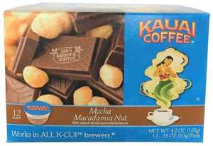 Kauai Coffee Mocha Macadamia Nut Single-serve Pods