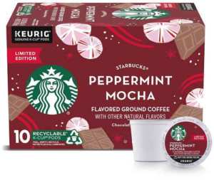 Starbucks Peppermint Mocha K-Cup Coffee Pods